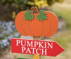 41.7" Pumpkin Patch Directional Yard Stake -Garden Oasis 810671257 A0 3